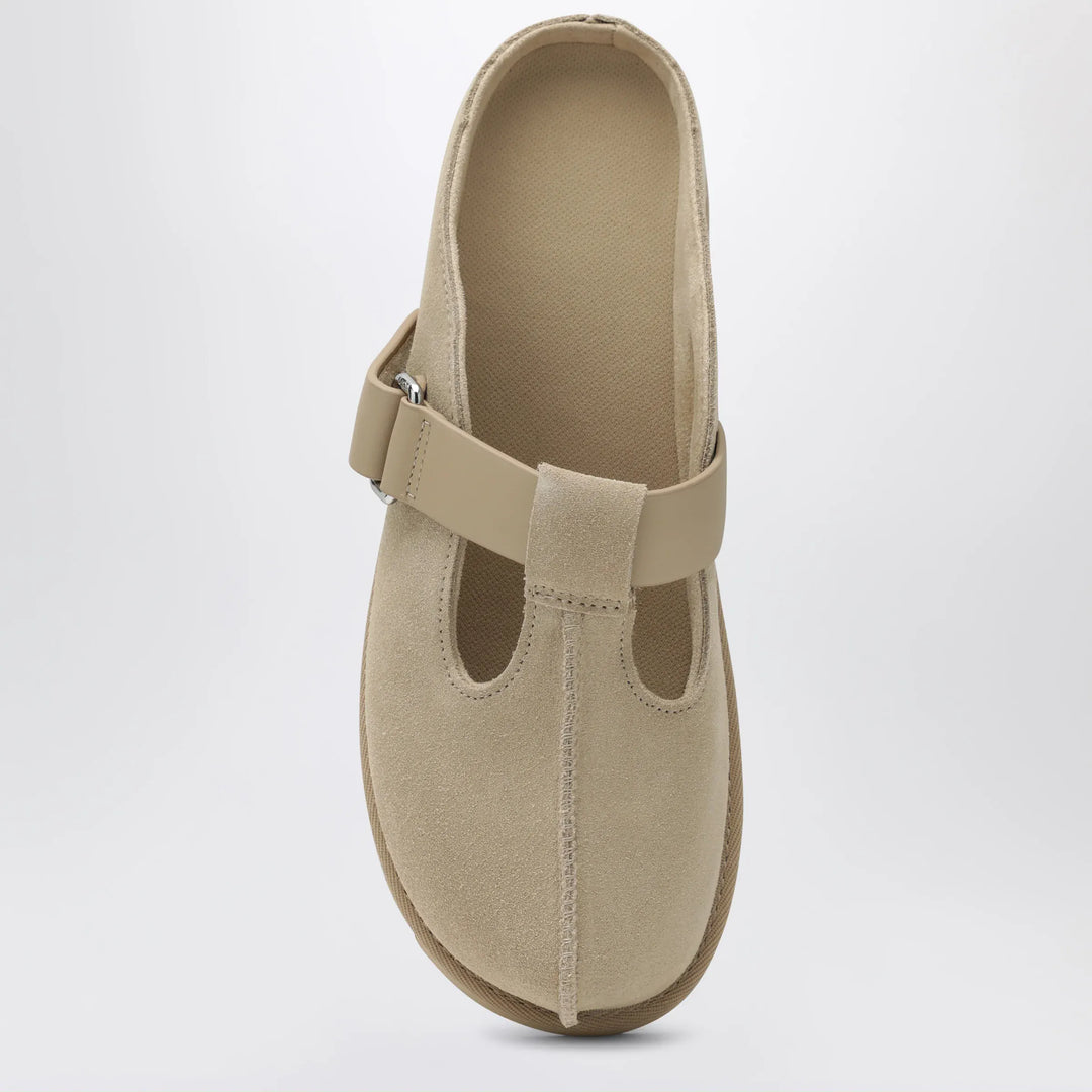 UGG - Goldenstar Hi suede clogs in sand Brand