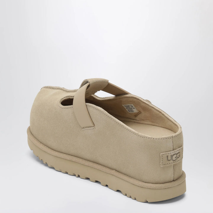 UGG - Goldenstar Hi suede clogs in sand Brand