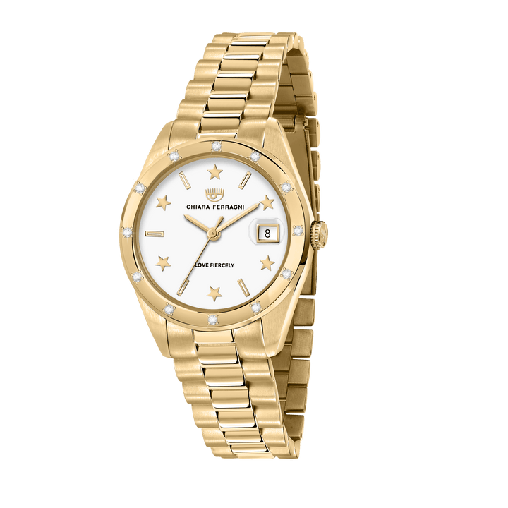 Chiara Ferragni Watch Chiara Ferragni Everyday Gold Watch Brand