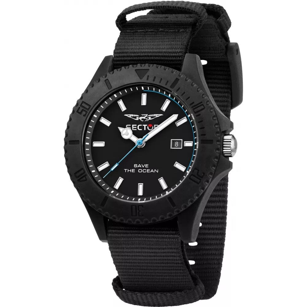 Sector Watch Sector Save The Ocean Nato Black Watch Brand