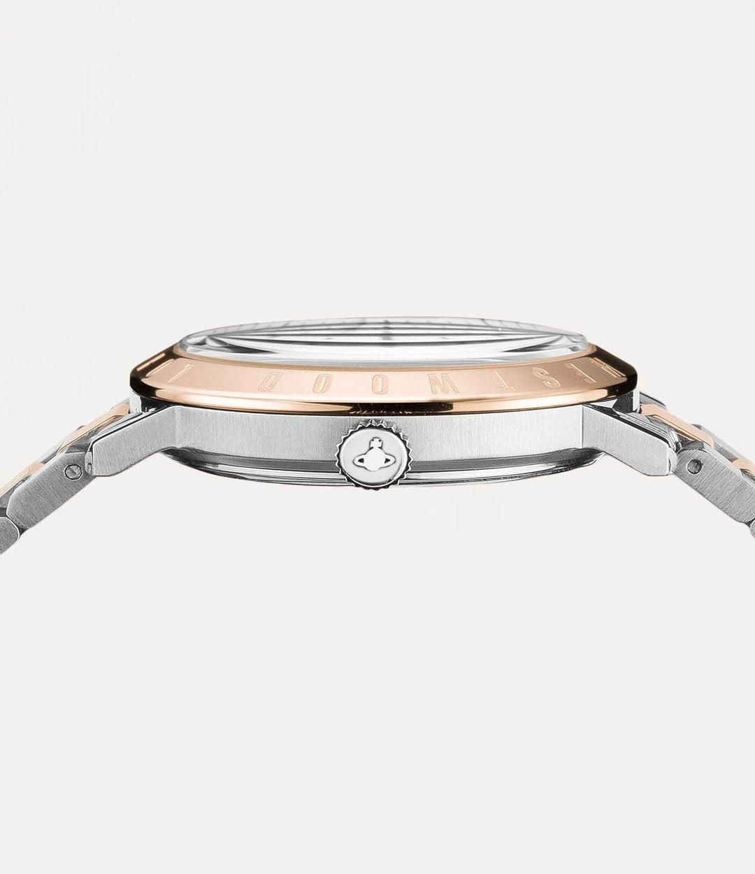 Vivienne Westwood Watch Vivienne Westwood Bloomsbury Watch Two Tone Rose Gold Stainless Steel Vivienne Westwood Designer Watches For Women Bloomsbury Rose Gold Stainless Steel Brand