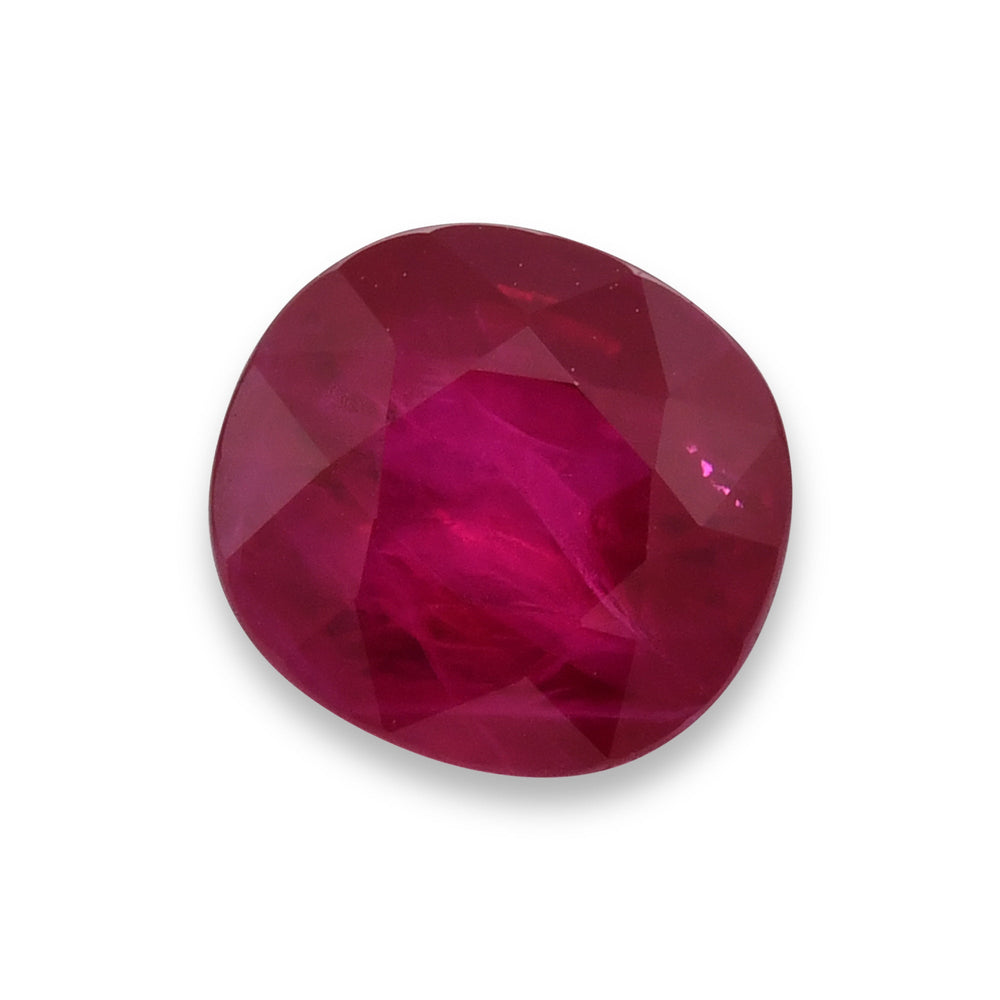 3.00 Carat Red BURMESE Cushion Ruby GRS