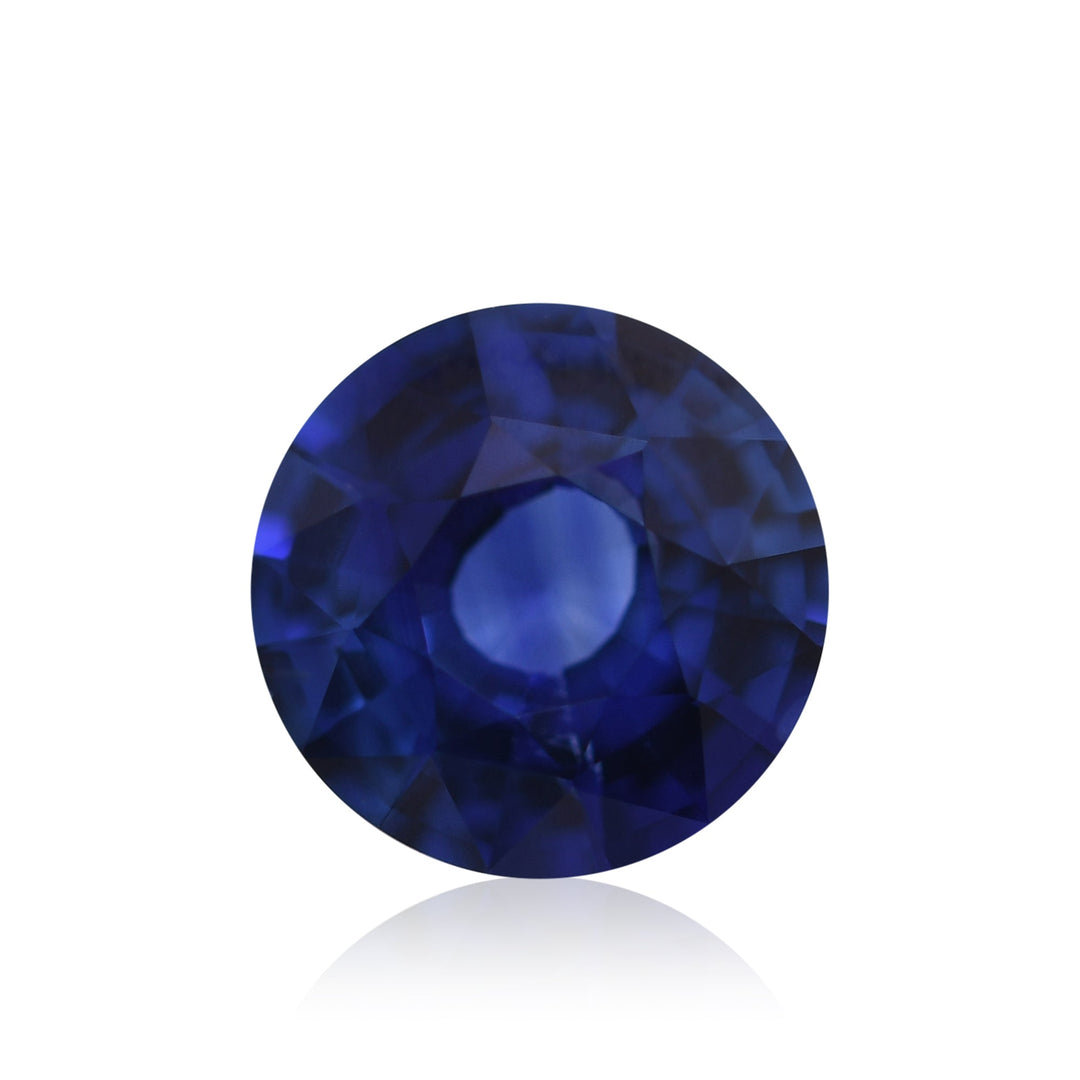 1.07 Carat Blue SRI LANKAN Round Sapphire GIA
