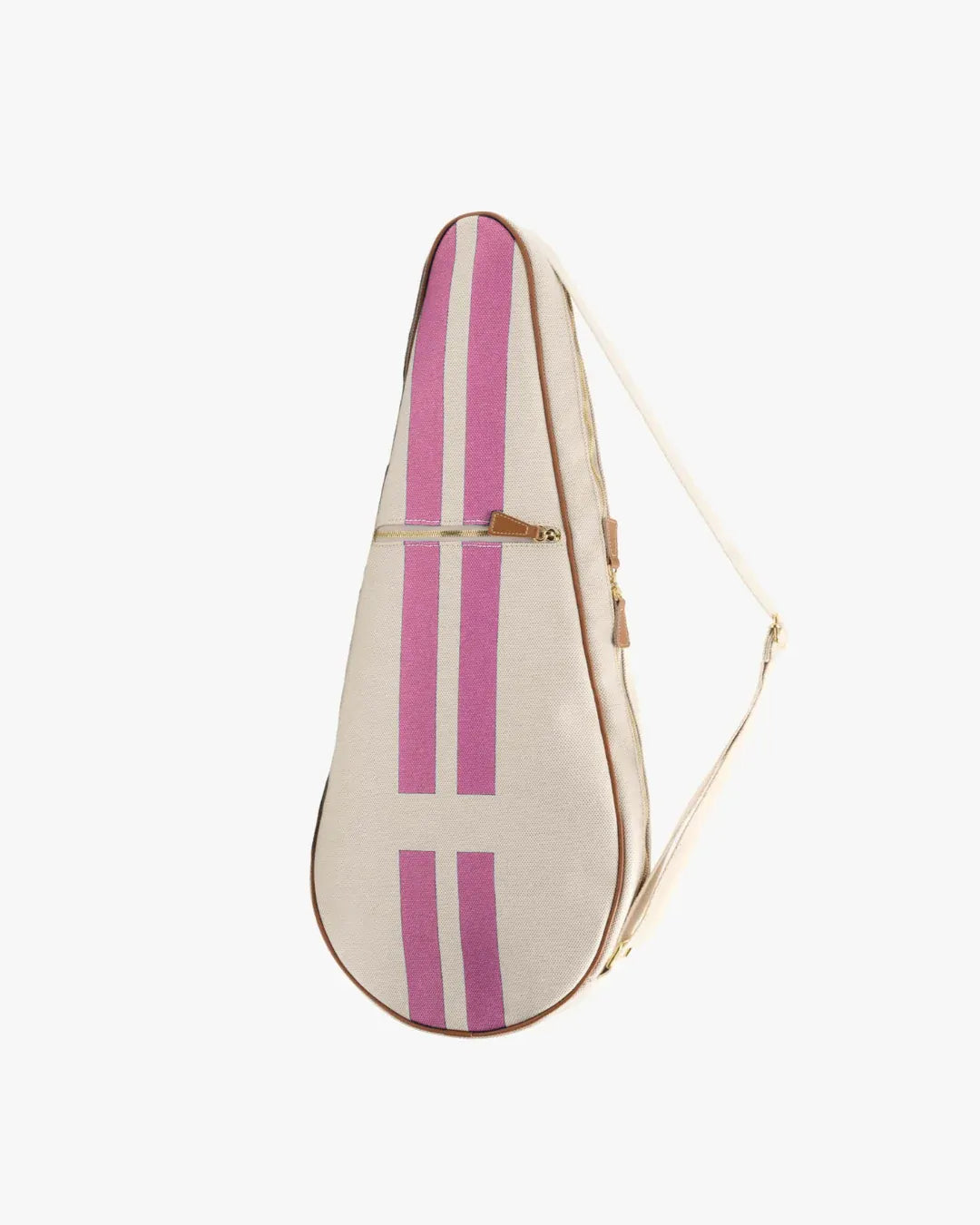 My Style Bags Personalised Glamour Tennis Bag - 08nt Stripes Pink Brand Tennis Bag