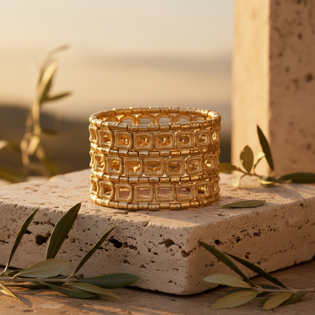 Theodora Bracelet – Travertine