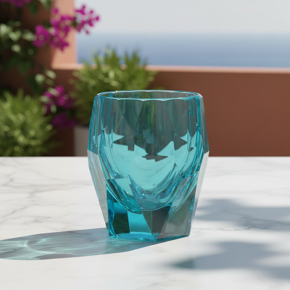Turquoise Tumbler – Marble